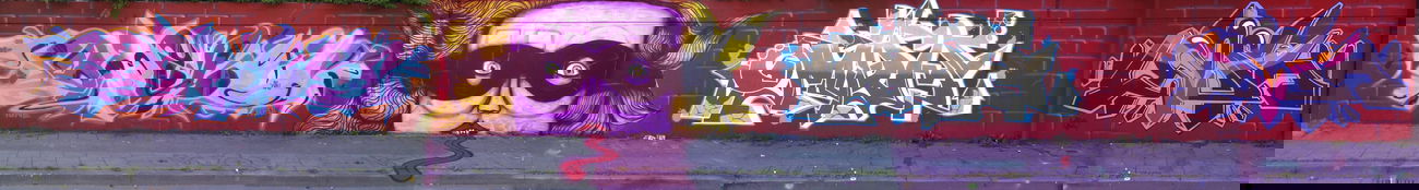 Graffiti Wall in Neuss - Photo by Omra79 - Drug, LadyLuck, Omra (2011)