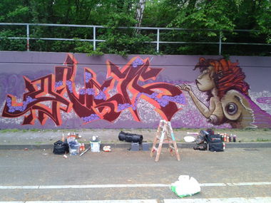 Graffiti Wall - Photo by Omra79 - Omra-Miroh (2014)