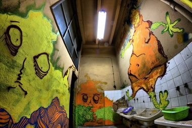 Graffiti Wall in ?ód? - Photo by OmusSztukifan