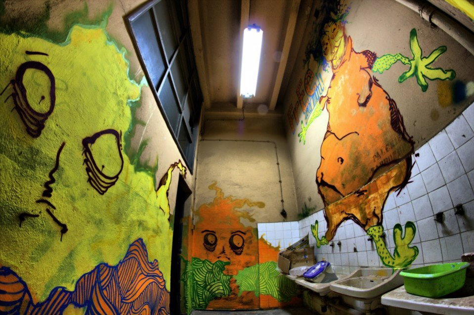 Graffiti Wall in ?ód? - Photo by OmusSztukifan