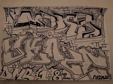 Graffiti Sketch - Photo by Onas