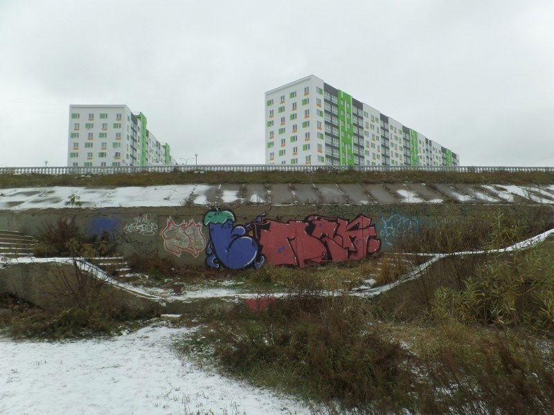 Graffiti Wall in Рф - Photo by Onas - Meno, Onas, Nck (2016)
