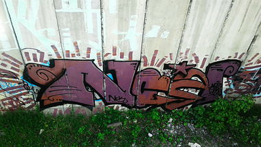 Graffiti Wall - Photo by Onas - Nck, Onas, Meno (2017)