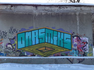Graffiti Wall in Нижний Новгород - Photo by Onas - Onas, Meks (2016)