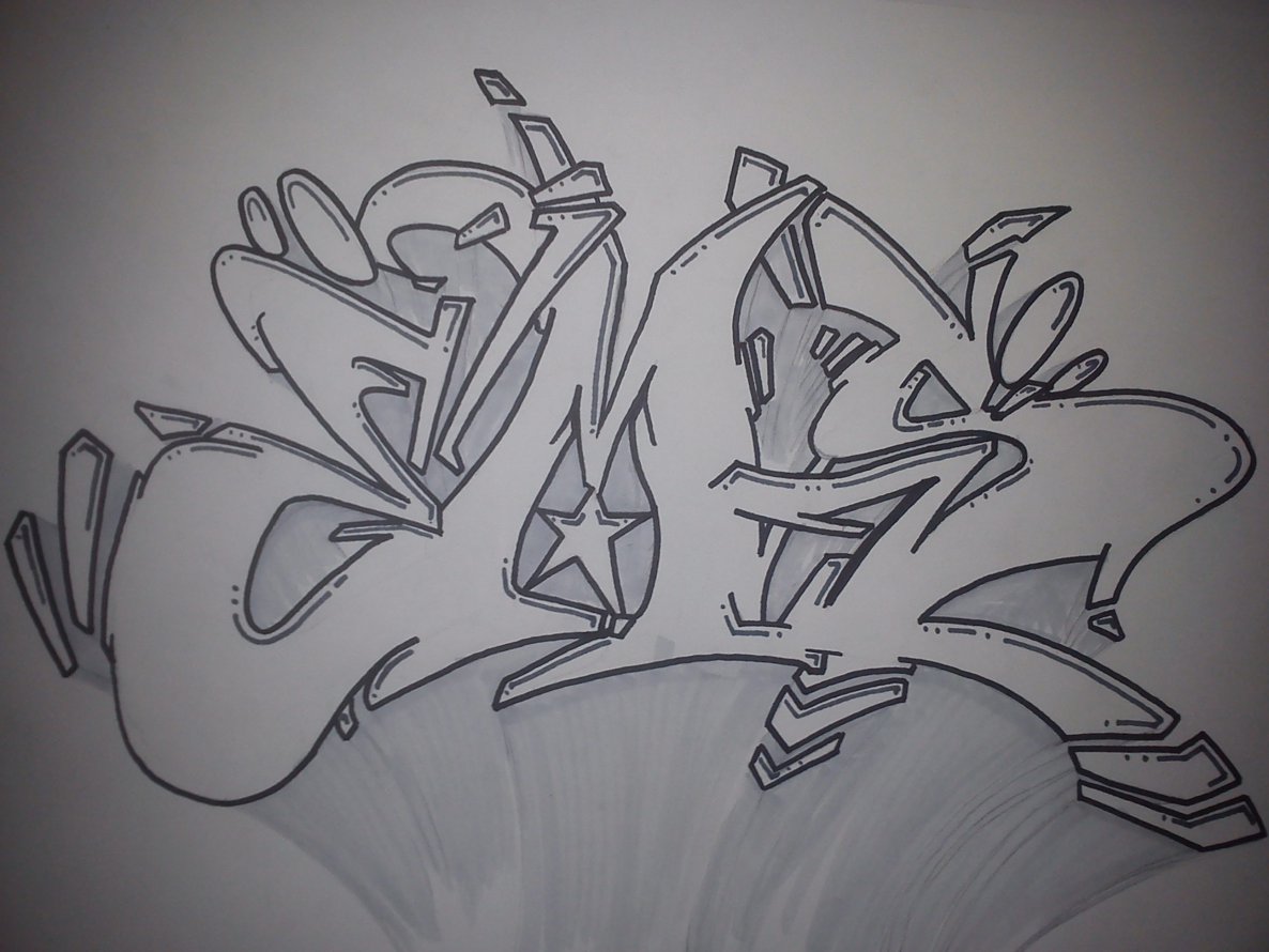 Graffiti Sketch - Photo by Oneklex - EMS (2013)