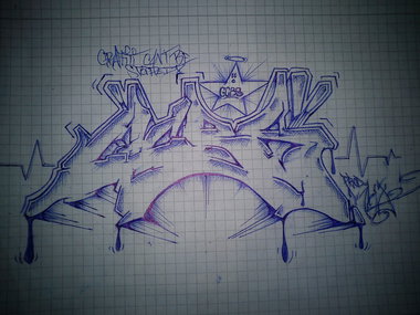 Graffiti Sketch - Photo by Oneklex - GCBS (2014)