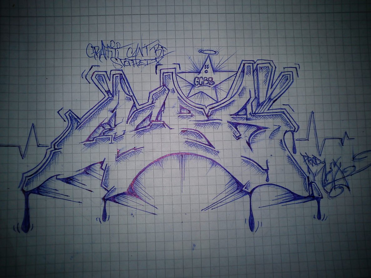 Graffiti Sketch - Photo by Oneklex - GCBS (2014)