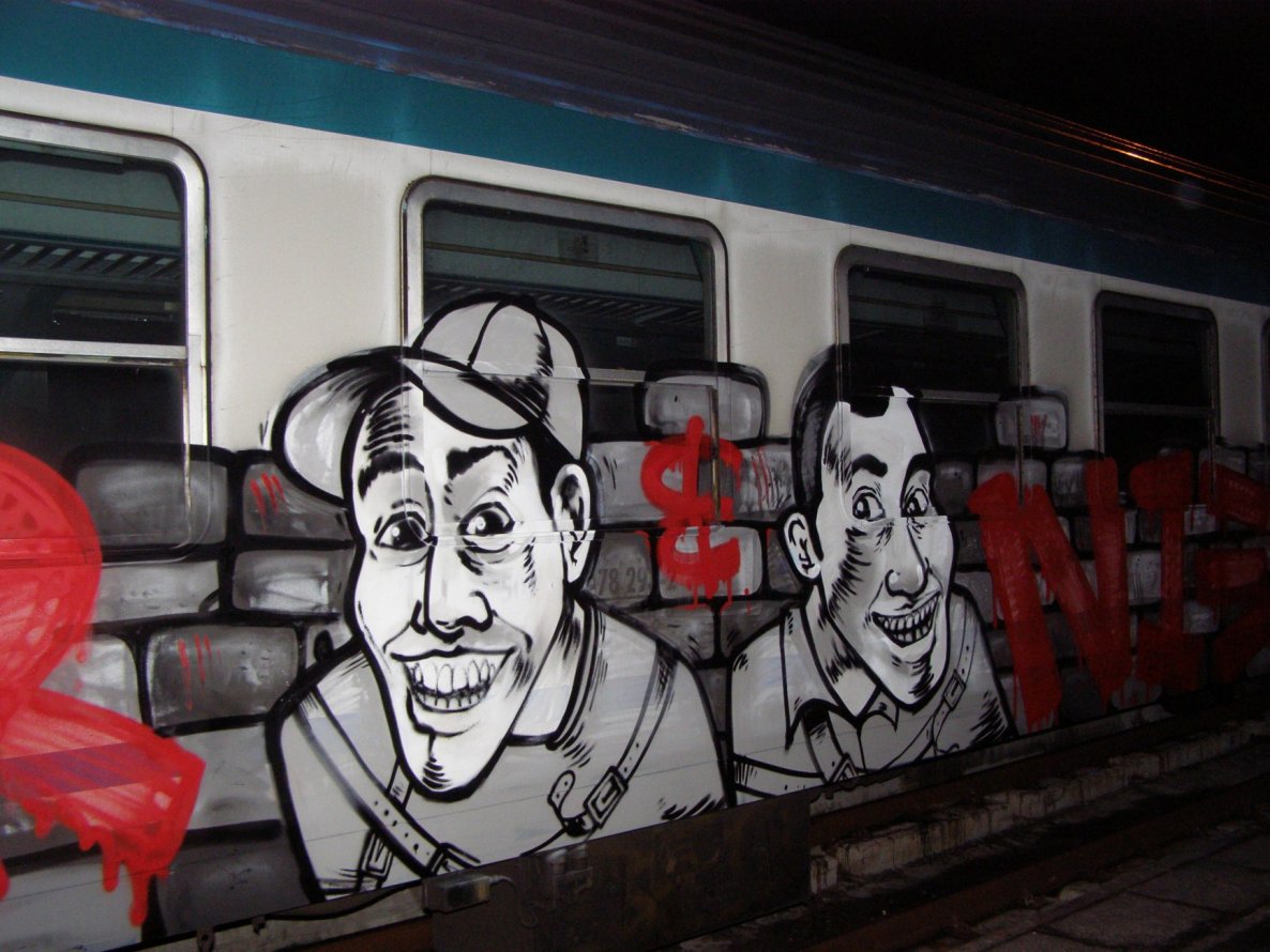 Graffiti Train in Milano - Photo by Oneleg - ??, Niels (2009)