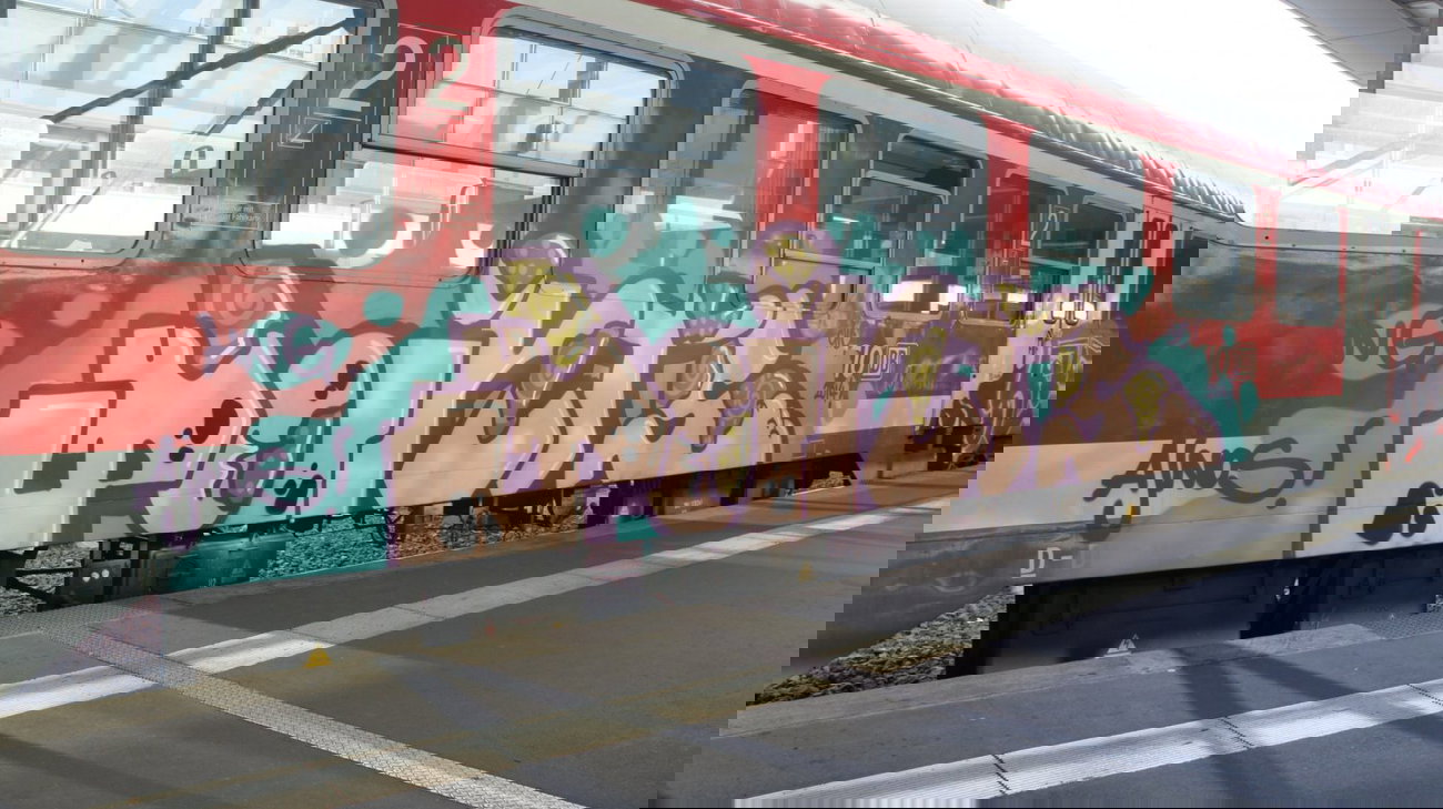 Graffiti Train in Hannover - Photo by Oneleg - points (2014)