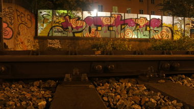 Graffiti Bombing in Stockholm - Photo by Oneleg - Points, HNG, FTN (2013)