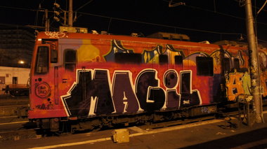 Graffiti Train in Catania - Photo by Oneleg - Magil, UFS