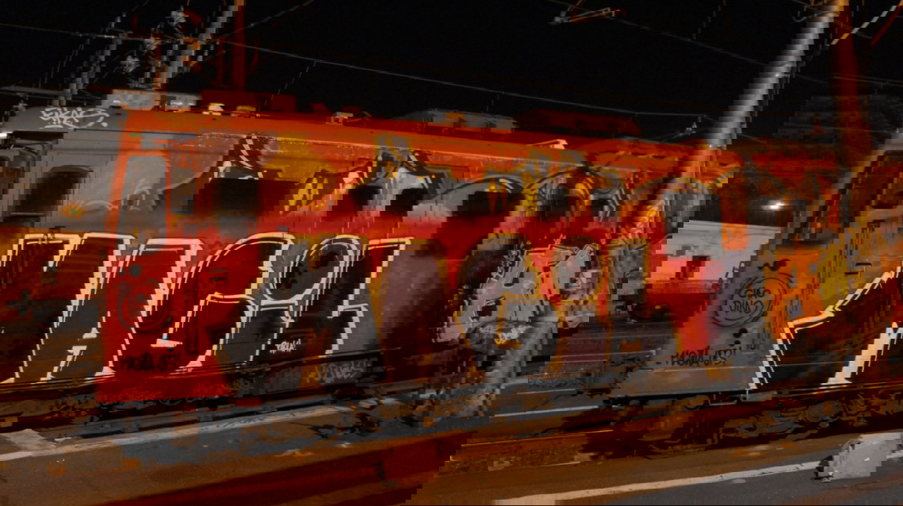 Graffiti Train in Catania - Photo by Oneleg - Magil, UFS