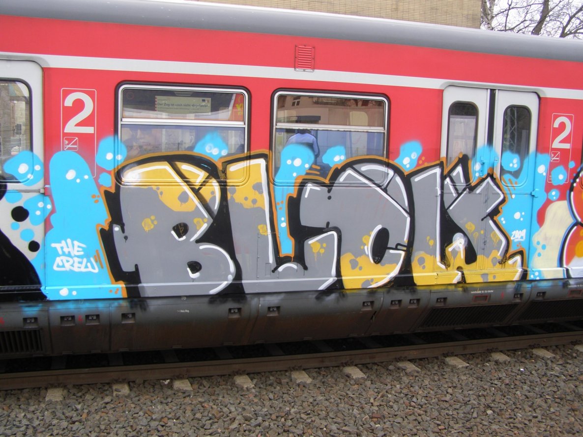 Graffiti Train in Frankfurt - Photo by Oneleg - BLOW, The, Crew (2009)