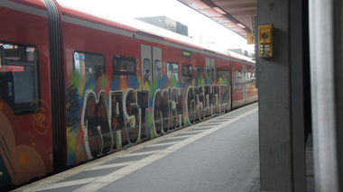 Graffiti Train in Hannover - Photo by Oneleg - Hast, Nich, Gesehen (2013)