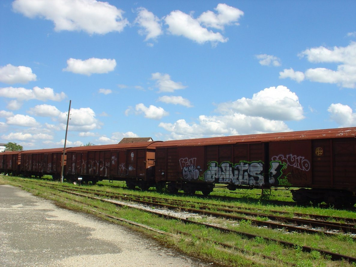 Graffiti Train - Photo by Oneleg - Points, HNG, Zipoe (2011)