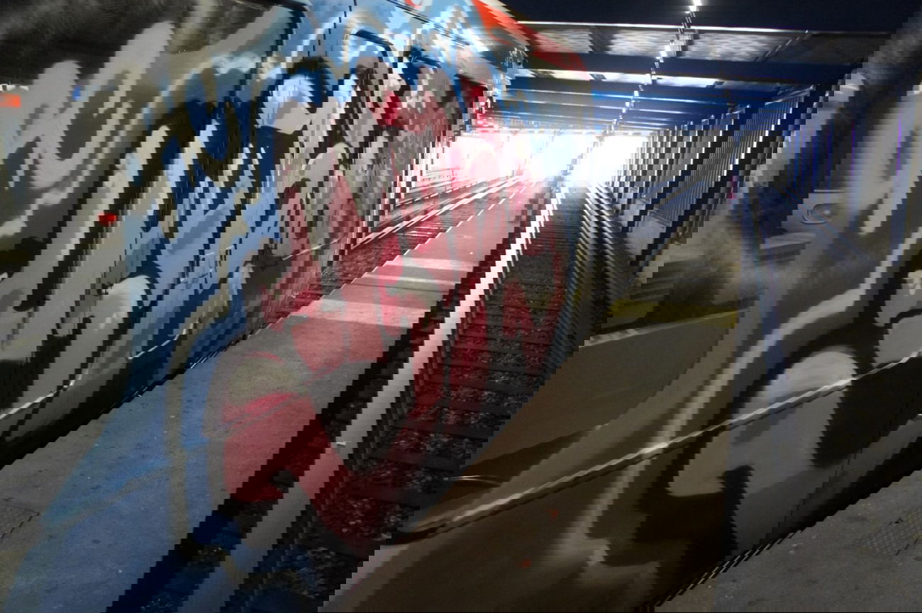 Graffiti Train in Lyon - Photo by Oneleg - Yuros, ORC (2012)