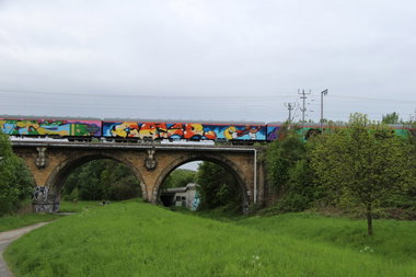 Graffiti Train in Hannover - Photo by Oneleg - Gear (2013)