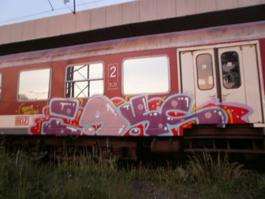 Graffiti Train - Photo by Oneleg - Brane (2011)