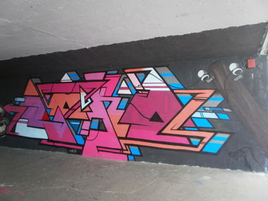 Graffiti Wall in Ljubljana - Photo by Oneleg