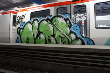 Graffiti Train - Photo by Oneleg - Alor, ORC, Urok (2012)