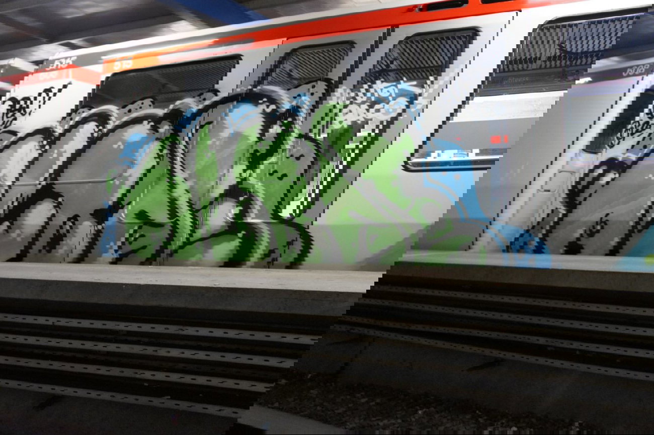 Graffiti Train - Photo by Oneleg - Alor, ORC, Urok (2012)