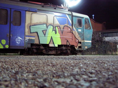 Graffiti Train in Naples - Photo by Oneleg - Tour (2009)