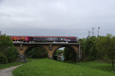 Graffiti Train in Hannover - Photo by Oneleg - Rocko (2013)