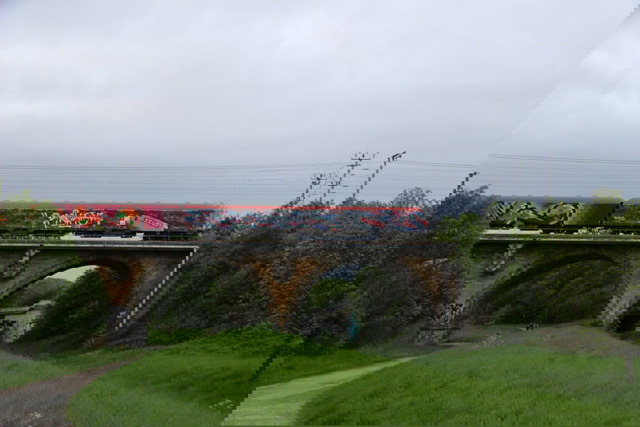 Graffiti Train in Hannover - Photo by Oneleg - Rocko (2013)