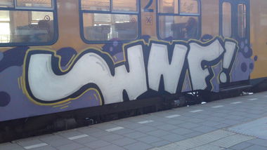 Graffiti Train in Amsterdam - Photo by Oneleg - WNF (2008)
