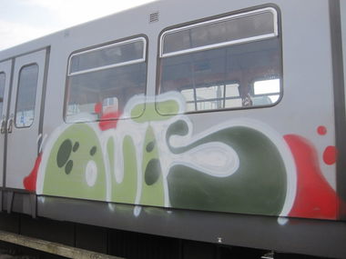 Graffiti Train in Vienna - Photo by Oneleg - Outs (2012)