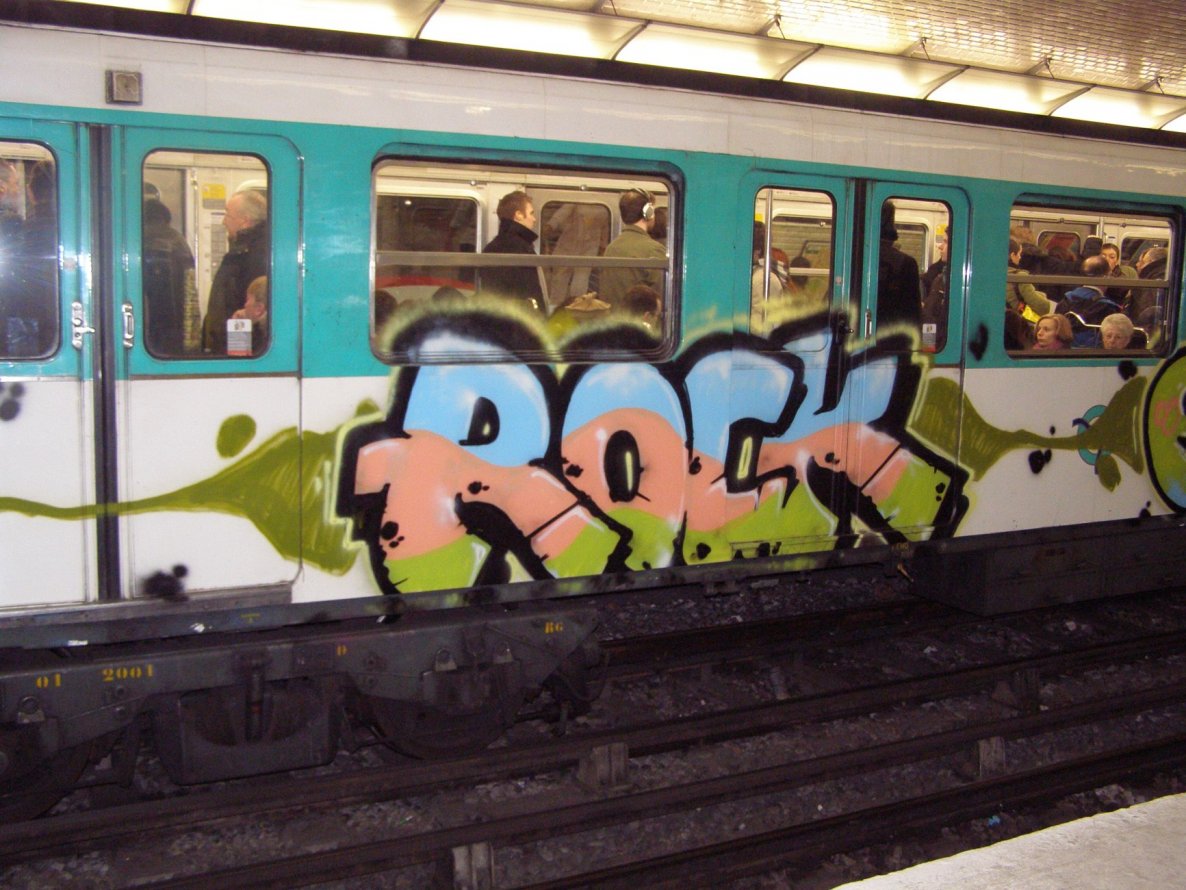 Graffiti Train in Paris - Photo by Oneleg - Rock (2009)