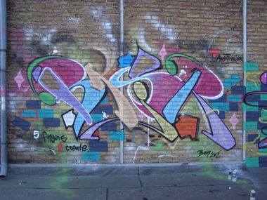 Graffiti Wall in Kreis Steinfurt - Photo by Oneleg - Basir (2012)