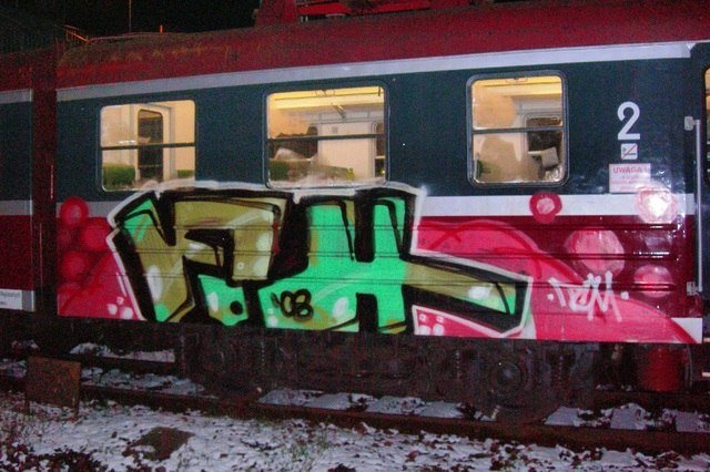 Graffiti Train - Photo by Oneleg - Foh, TCM (2008)