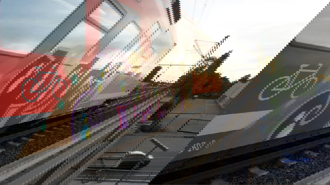 Graffiti Train in Hannover - Photo by Oneleg - Points, HNG (2012)