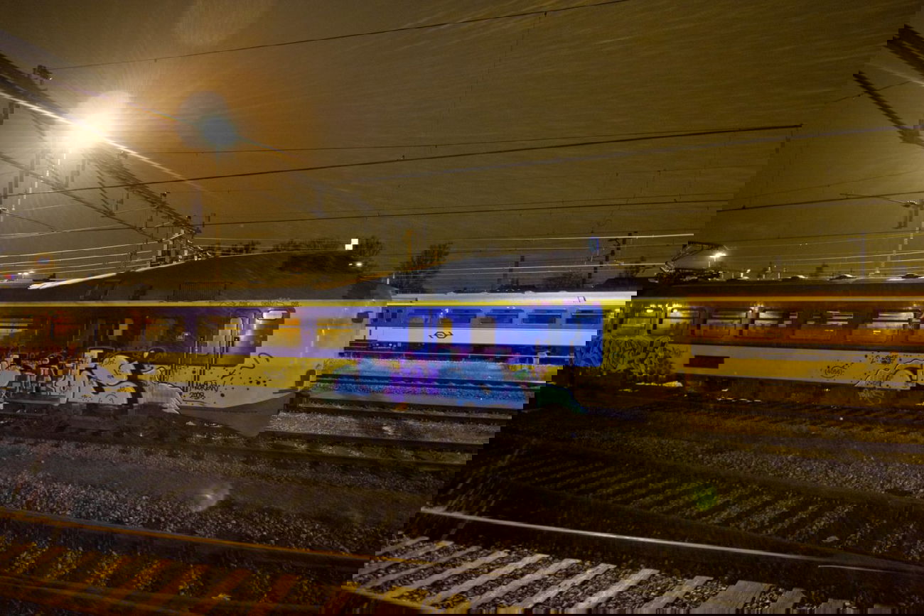 Graffiti Train in Rotterdam - Photo by Oneleg - Points (2008)