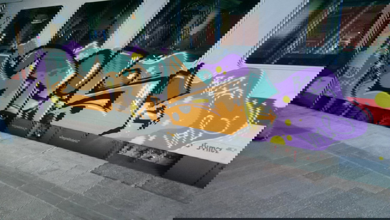 Graffiti Train - Photo by OnkelPaula - otis