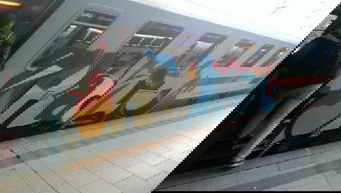 Graffiti Train - Photo by OnkelPaula - Rache