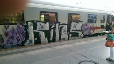 Graffiti Train - Photo by OnkelPaula