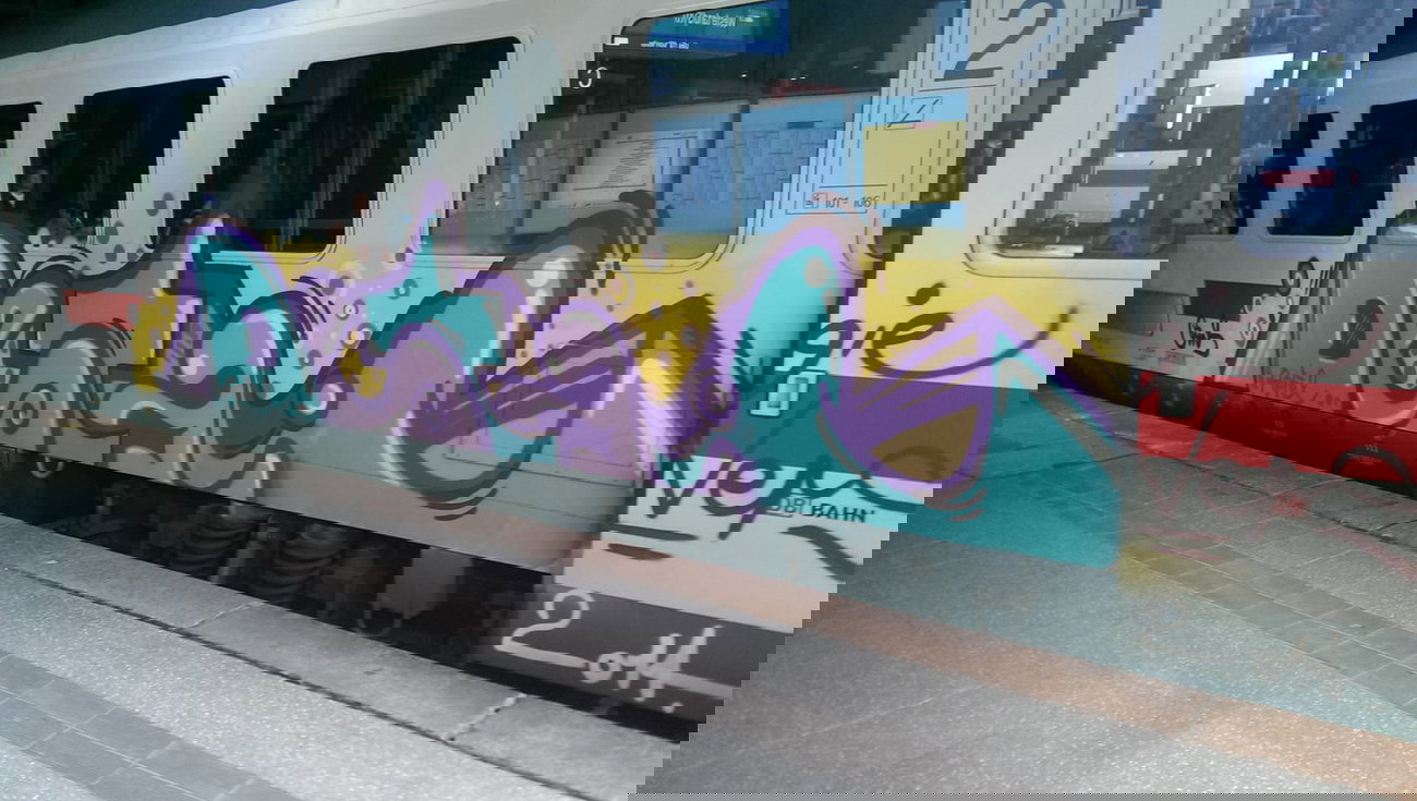 Graffiti Train - Photo by OnkelPaula - Detail