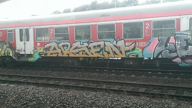 Graffiti Train - Photo by OnkelPaula - arsen