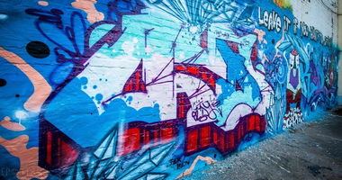 Graffiti Wall in Halle - Photo by Oollddeeee