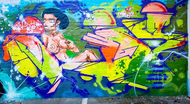 Graffiti Wall in Halle - Photo by Oollddeeee - oldy, more, esf