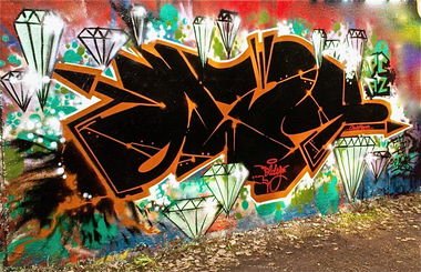 Graffiti Wall in Köln - Photo by Oollddeeee - oldy, pc, az