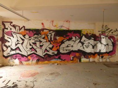 Graffiti Wall in Halle - Photo by Oollddeeee - star77, oldy, esf