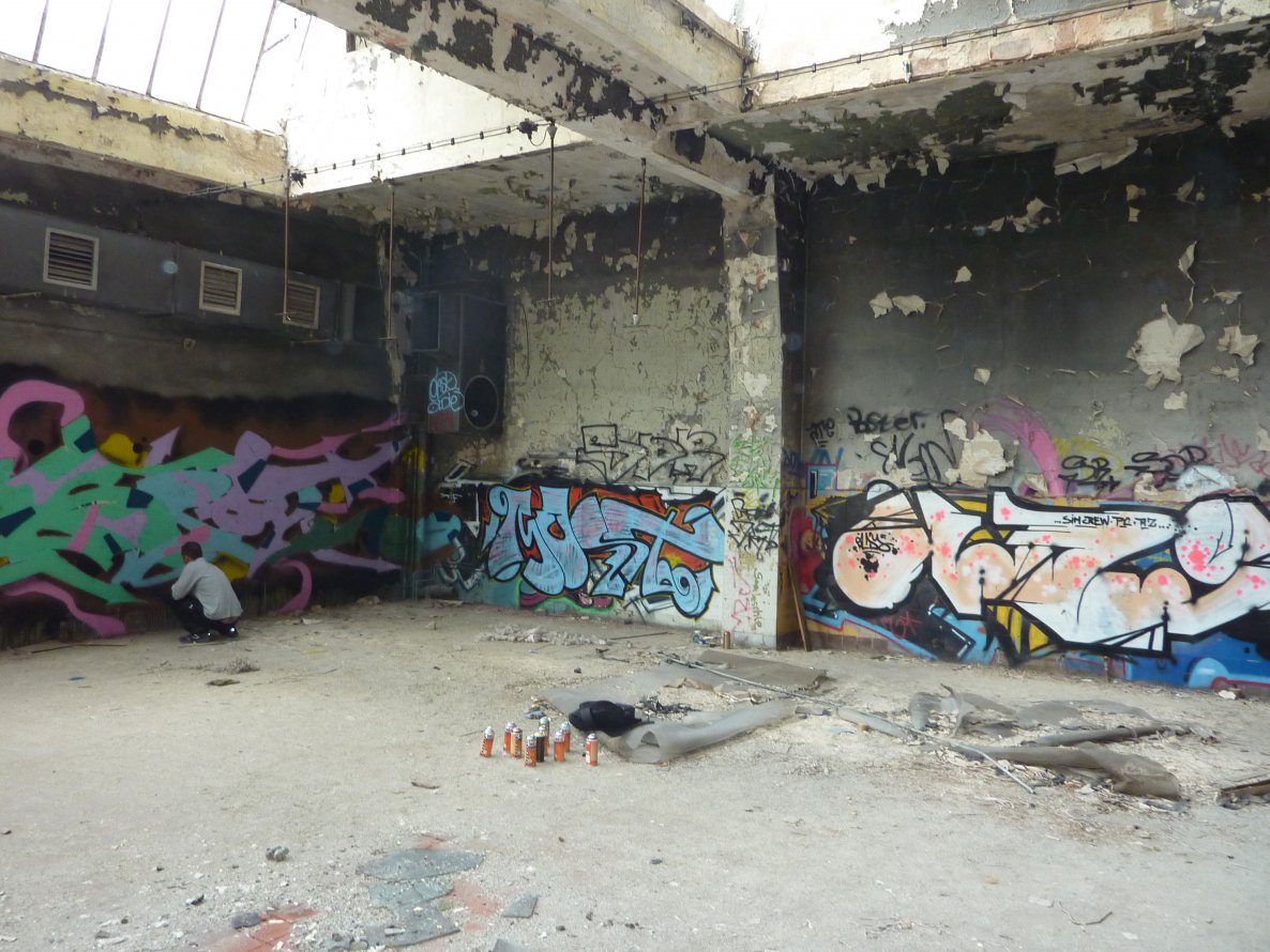 Graffiti Wall in Halle - Photo by Oollddeeee - spot, most, oldy (2012)