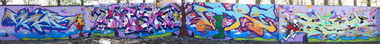 Graffiti Wall in Calbe - Photo by Oollddeeee - time, copsa, core (2012)
