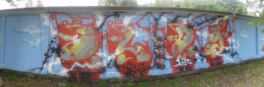 Graffiti Wall in Halle - Photo by Oollddeeee - oldy, pc, az