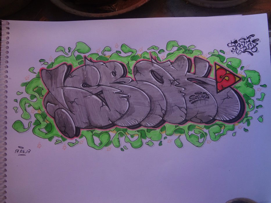 Graffiti Sketch - Photo by Opakboy