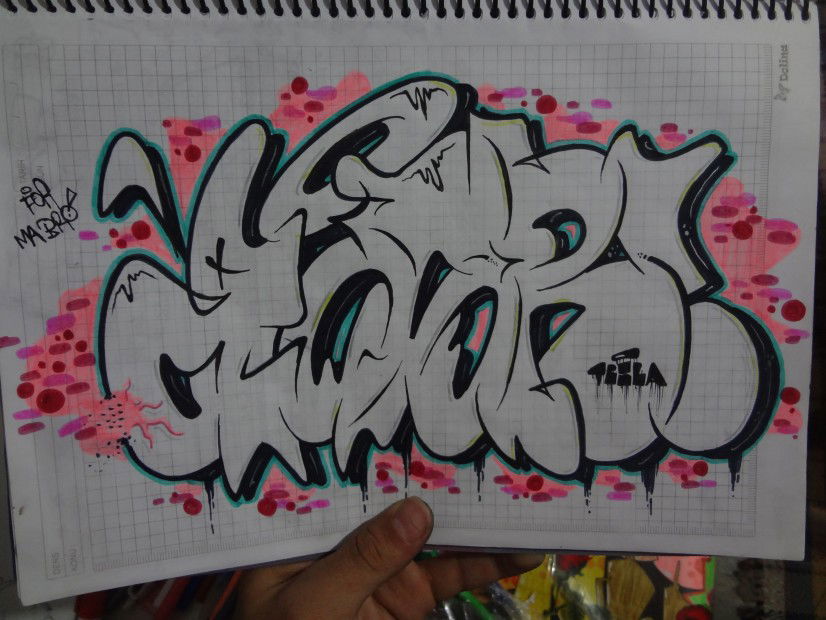 Graffiti Sketch - Photo by Opakboy