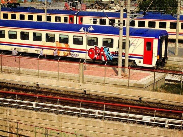 Graffiti Train - Photo by Opakboy
